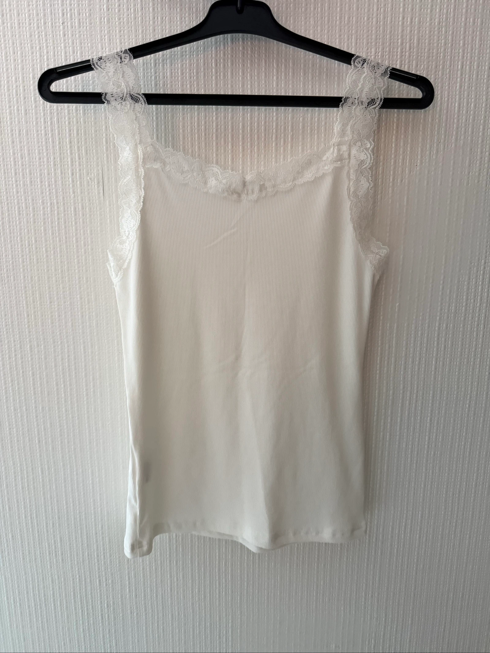 Witte Kanttop – Maat S – Zeer goede staat – photo 2